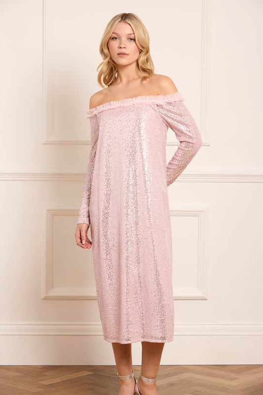 Esme Off-Shoulder Ballerina Dress